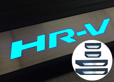 ประเทศจีน HONDA อุปกรณ์ตกแต่งรถยนต์ LED Light Door Sills / Scuff แผ่นสำหรับ HR-V 2014 HRV ผู้ผลิต