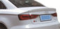 สปอยเลอร์สำหรับรถยนต์สำหรับ AUDI A3 Plastic ABS ชิ้นส่วนที่ปรับเปลี่ยนได้อัตโนมัติชนิดรองพื้น ผู้ผลิต