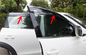 Visors หน้าต่างโปร่งใส Visors หน้าต่างรถด้วย Trim Stripe Fit Audi Q5 2009 ผู้ผลิต