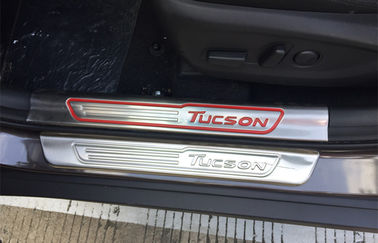 ประเทศจีน ใหม่ Hyundai Tucson 2015 2016 สเตนเลสด้านข้างประตู Sill Scuff แผ่น ผู้ผลิต