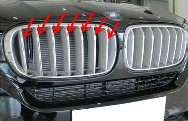 ประเทศจีน BMW F15 ใหม่ X5 2014 2015 ภายนอกตัวถังอัตโนมัติตัดส่วนสแตนเลสเหล็กหน้า Grille Molding ผู้ผลิต