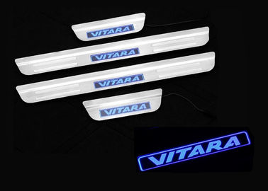 ประเทศจีน แผ่นประตูด้านนอกสแตนเลสด้านความสว่างสำหรับ Suzuki Vitara 2015 พร้อมไฟ LED ผู้ผลิต