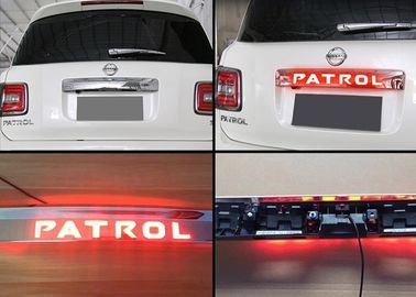 ประเทศจีน โครมเกตหลังคานด้วยไฟ LED สําหรับ Nissan All New Patrol 2016 ผู้ผลิต