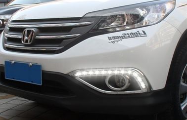 ประเทศจีน ไฟ LED ทำงานตอนกลางวันสำหรับ HONDA CR-V 2012 2015 รถยนต์ติดตั้งไฟ LED ผู้ผลิต
