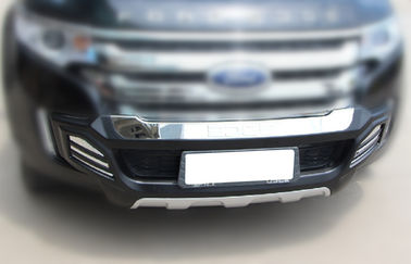ราคาดี สีดํา + โครม การป้องกันรถยนต์ bumper For FORD EDGE 2011 2012 2014, การเป่า molding ออนไลน์