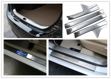 ราคาดี TOYOTA Corolla 2014 2016 โลหะไร้สแตนเลส ริมประตูและแผ่นสก์ฟ ออนไลน์