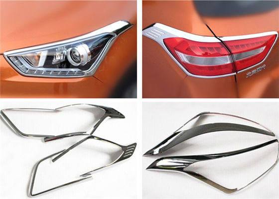 ราคาดี ขายปลีก Head Tail Light Bezels และ Fog Lamp Garnish สําหรับ Hyundai IX25 2014 2015 Creta ออนไลน์