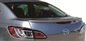สปอยเลอร์หลังคารถยนต์สำหรับมาสด้า 3 2011 + ชิ้นส่วนปีกด้านหลังและอุปกรณ์เสริม Plastic ABS ผู้ผลิต