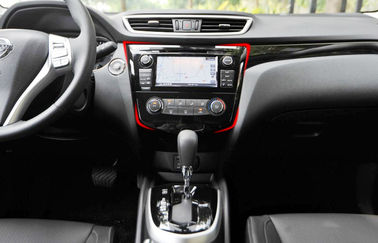 ราคาดี ชิ้นส่วนเครื่องปรับแต่งภายในรถยนต์ที่มีสีโครม สําหรับ Nissan Qashqai 2015 2016 กรอบแผ่นหน้า ออนไลน์