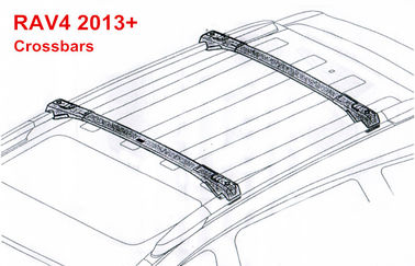 ราคาดี OE Style Cross Bars สําหรับปี 2013 2016 Toyota RAV4 รางกระเป๋าเดินทางบนหลังคา ออนไลน์