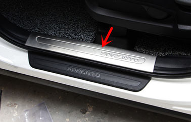 ราคาดี โปลิสต์สว่างด้านข้างประตู sills แผ่น scuff สําหรับ Kia All New Sorento 2015 ออนไลน์