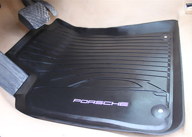 ราคาดี พีวีซี แผ่นพื้นสีดําสําหรับ Porsche Macan 2014 2016 แผ่นเท้าที่มีโลโก้สไตล์เดิม ออนไลน์