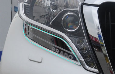 ราคาดี โครมมืออาชีพเบซลไฟหน้า / ผ้าปิดไฟหน้ารถยนต์ สําหรับ Toyota Prado FJ150 2014 ออนไลน์