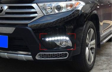 ราคาดี ออโต้ พาร์ท LED ไฟกลางวัน DRL สําหรับ Toyota Highlander 2012 2013 ด้วยริมโครเมด ออนไลน์